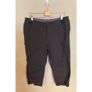 Women’s Columbia Pants Capri Size Large Black 106AL8373 EUC